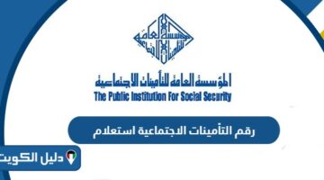 رقم التأمينات الاجتماعية استعلام عن خدمات المؤسسة