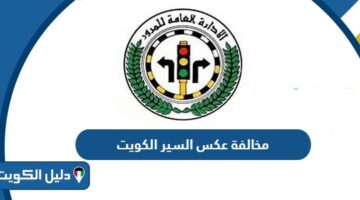 كم مخالفة عكس السير في الكويت 2026
